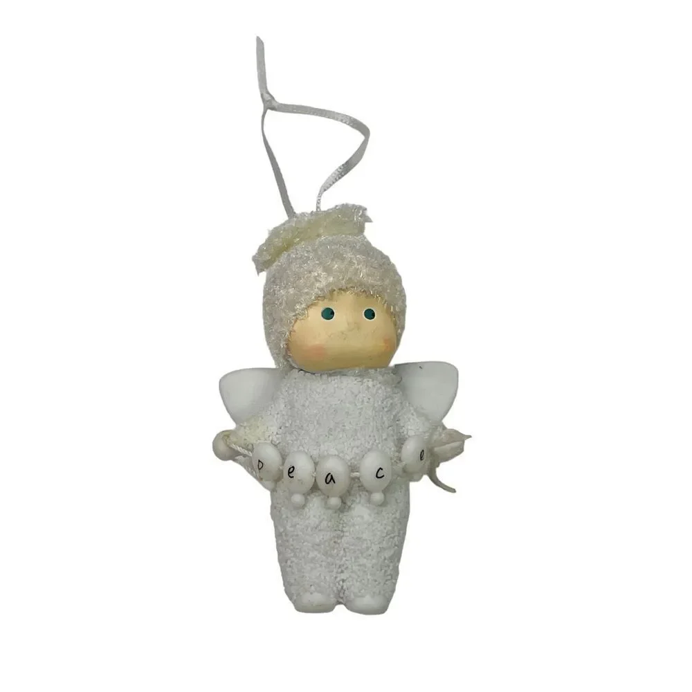 Set of 5 Vintage Christmas Ornaments - Precious Moments, Department 56